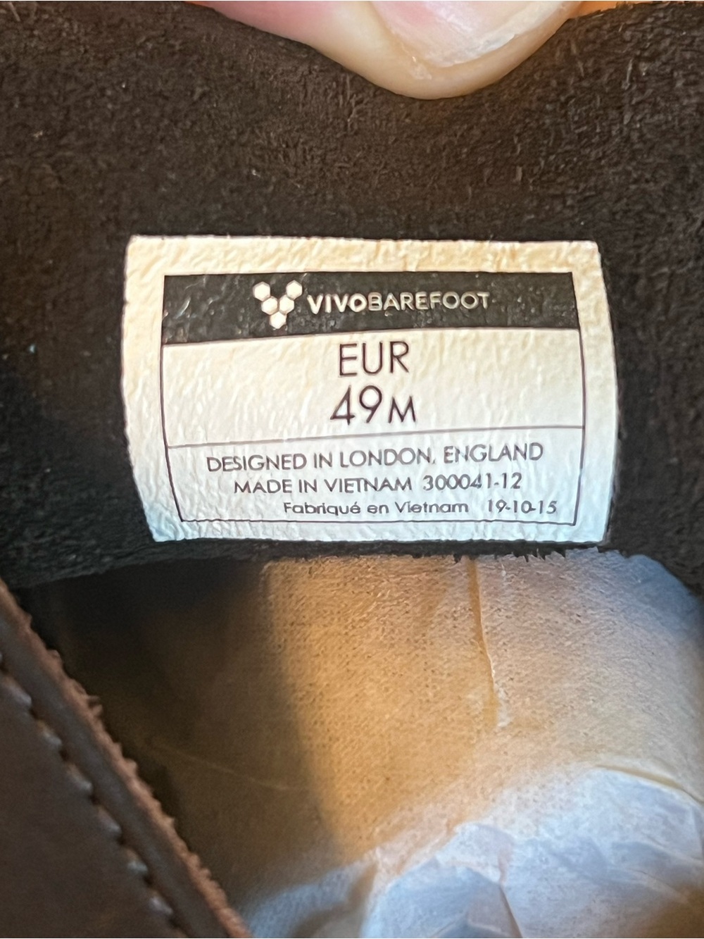 Vivo Barefoot Brown Leather Chukka Boots with Tan Laces - Picture 3 of 4